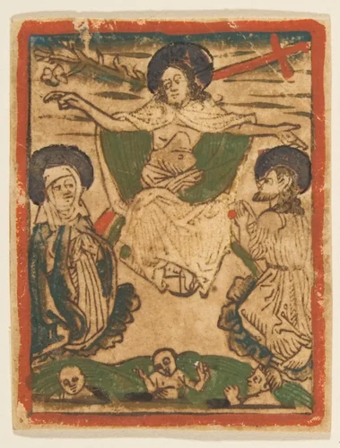 The Last Judgment by anonymous, print, 1400-1499