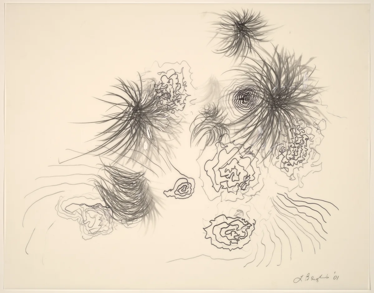 Untitled by Lynda Benglis, drawing, 2001