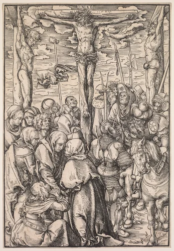 The Passion: Crucifixion by Lucas Cranach, print, 1509