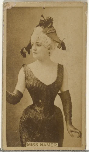 Miss Namer, from the Actors and Actresses series (N145-8) issued by Duke Sons & Co. to promote Duke Cigarettes by W. Duke, Sons & Co., photograph, 1890-1895