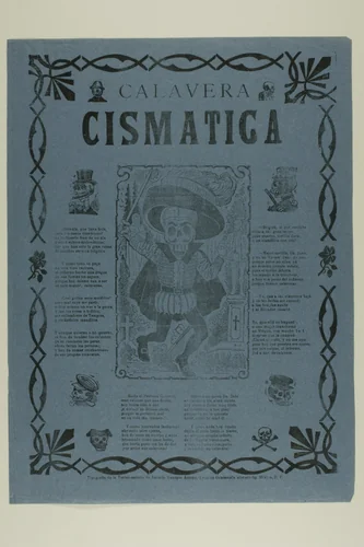 Calavera cismatica (Schismatic Calavera) by José Guadalupe Posada, print, 1871-1913