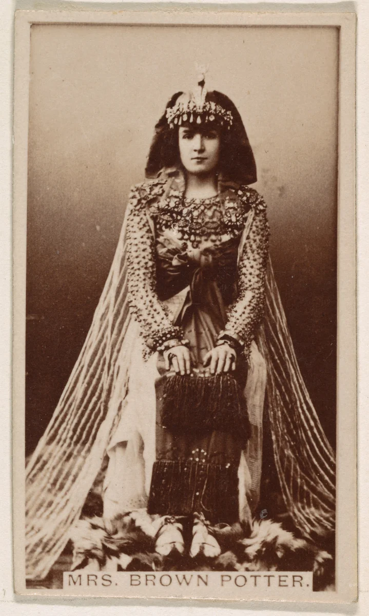 Mrs. James Brown Potter, from the Actresses series (N245) issued by Kinney Brothers to promote Sweet Caporal Cigarettes by Kinney Brothers Tobacco Company, photograph, 1890