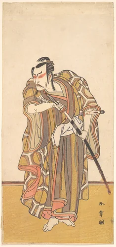 Kabuki Actor Ichikawa Danzō IV by Katsukawa Shunshô (勝川春章), print, 1770-1779
