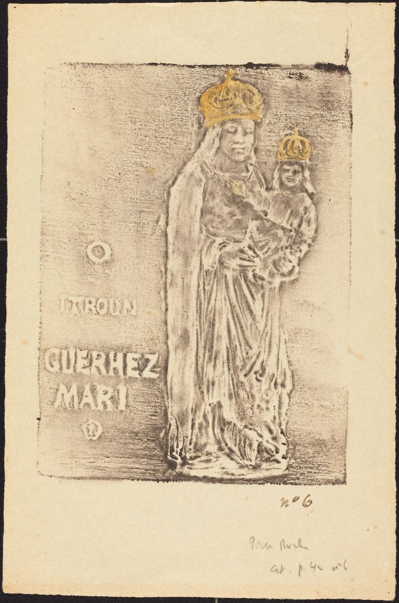 Notre Dame du Folgoet (Our Lady of Folgoet) by Pierre Roche, print, 1855-1922
