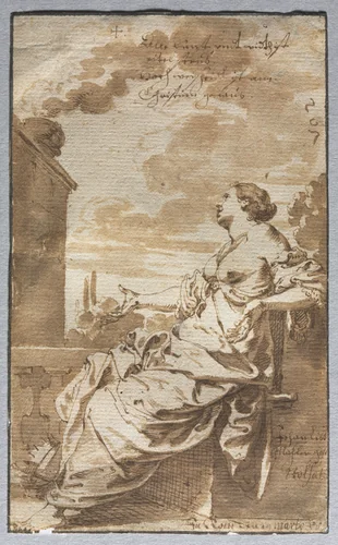 Allegory of Christian Belief by Johann Liss, drawing, 1617-1627