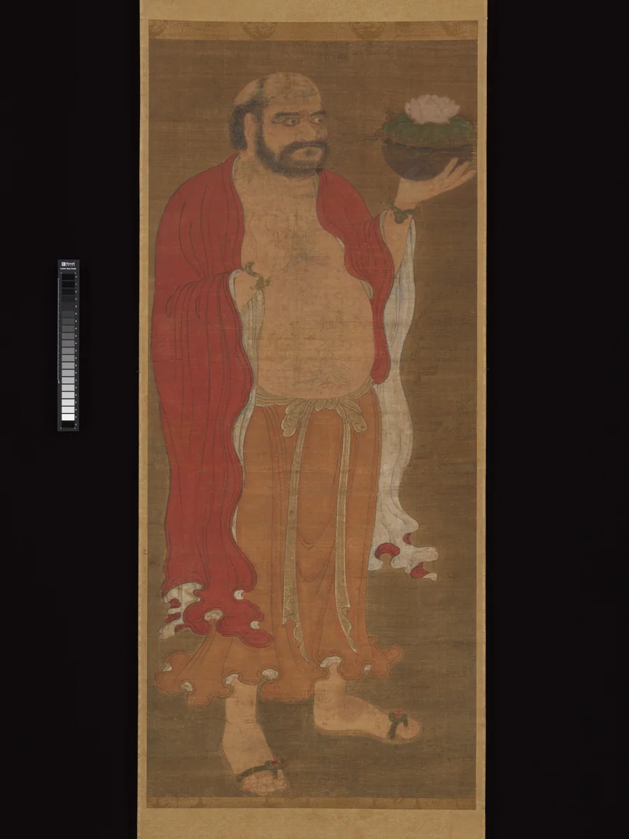 Luohan by Unidentified Artist, painting, 1267-1323