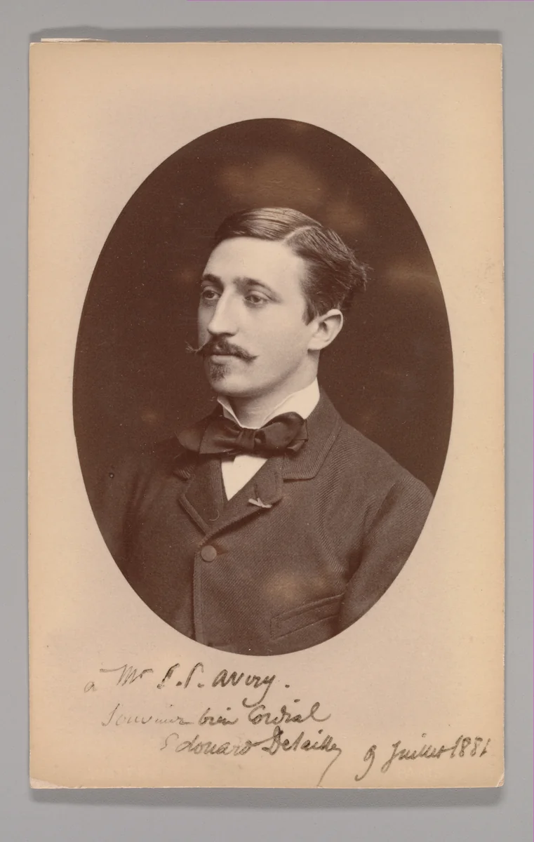 [Édouard Detaille] by Walery Frères, photograph, 1870-1881