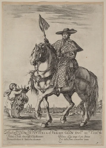 Il Tedeschino by Stefano della Bella, print, 1637