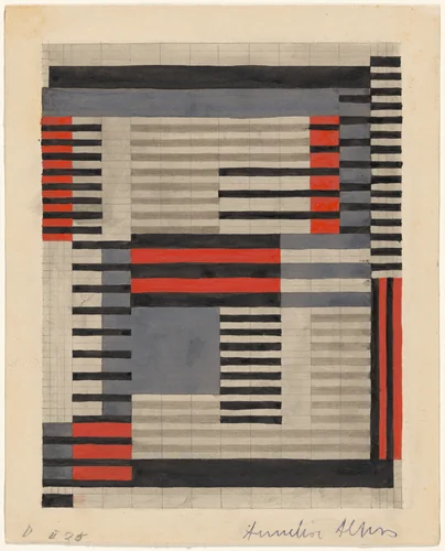 Design for Smyrna Rug by Anni Albers, design, 1925