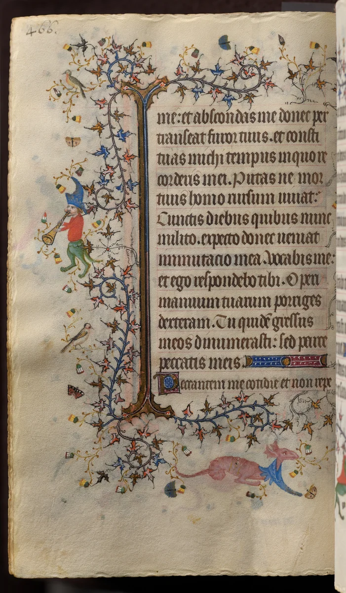 Hours of Charles the Noble, King of Navarre (1361-1425): fol. 227v, Text by Master of the Brussels Initials and Associates, book, 1400-1410