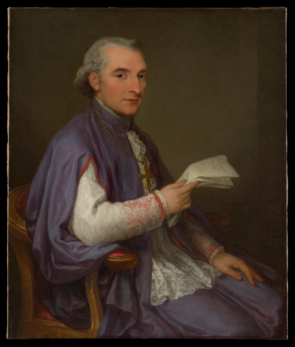 Monsignor Giuseppe Spina (1756–1828) by Angelica Kauffmann, painting, 1798