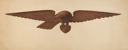 Eagle by Malcolm Hackney; Robert Galvin, index of american design, 1939