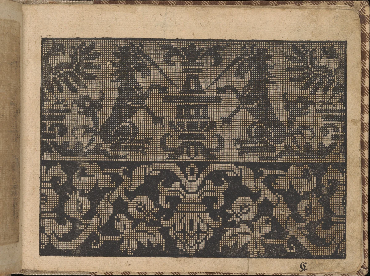 New Künstlichs Modelbuch (Page 9 recto) by Bernhard Jobin, book, 1600