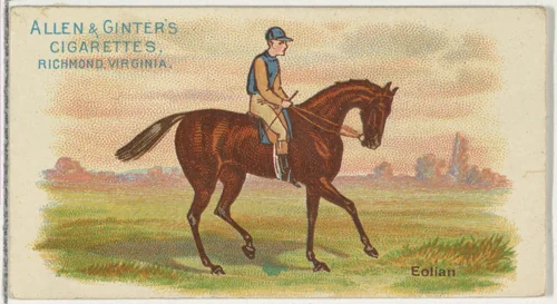 Eolian, from The World's Racers series (N32) for Allen & Ginter Cigarettes by Allen & Ginter, print, 1888