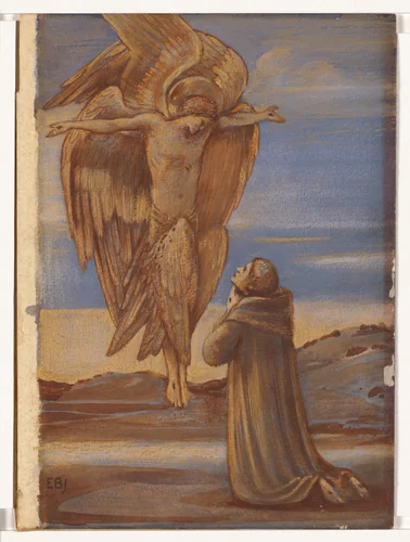 The Vision of St. Francis by Sir Edward Burne-Jones, drawing, 1887