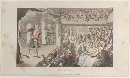 The Stage. George Primrose as "Horatio" by Thomas Rowlandson, print, 1817