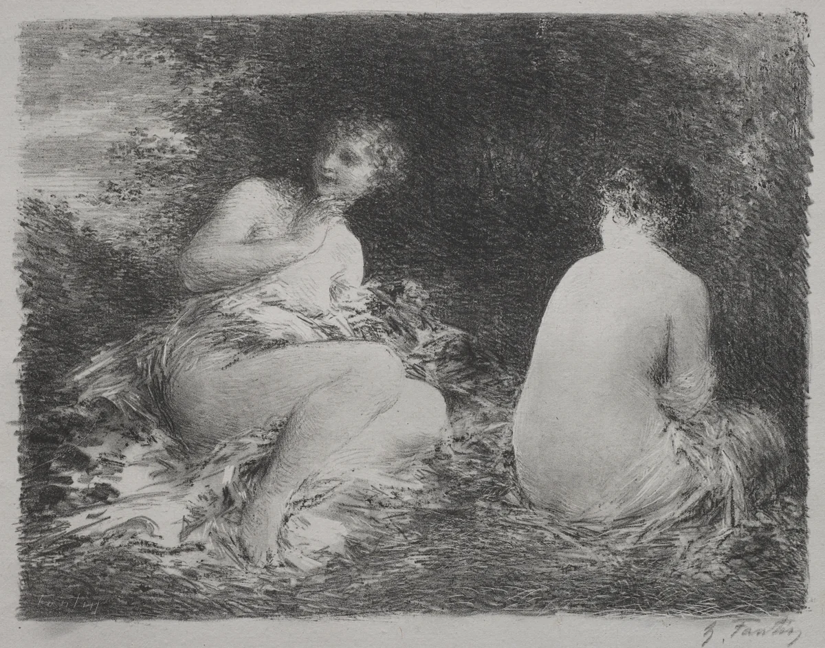 Bathers by Henri Fantin-Latour, print, 1899
