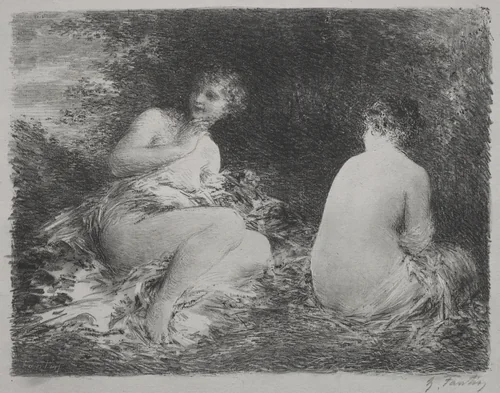 Bathers by Henri Fantin-Latour, print, 1899