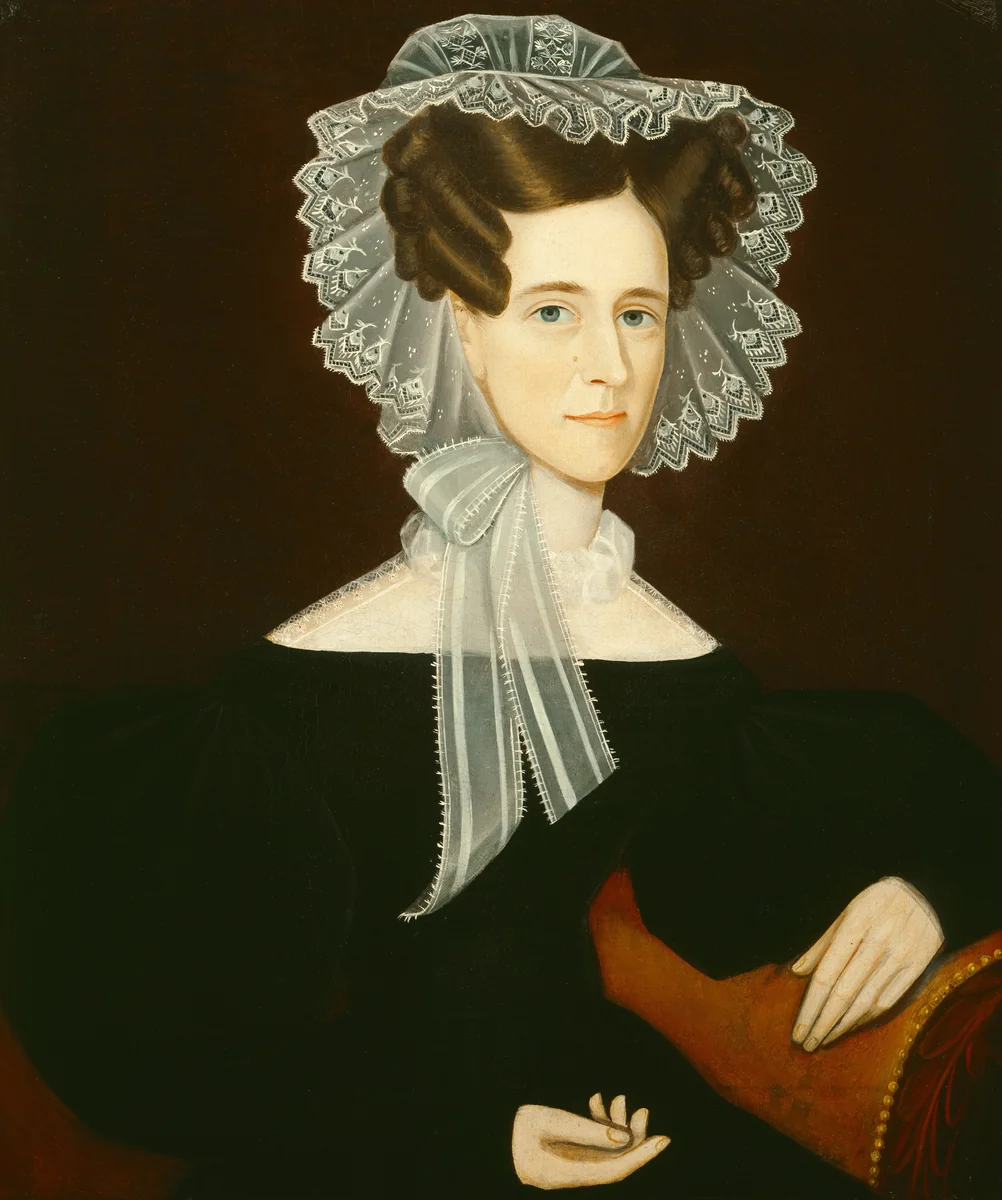Mrs. Day by Ammi Phillips, painting, 1835
