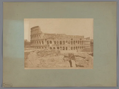 Colosseum te Rome, Italië by anonymous, photograph, 1851-1900