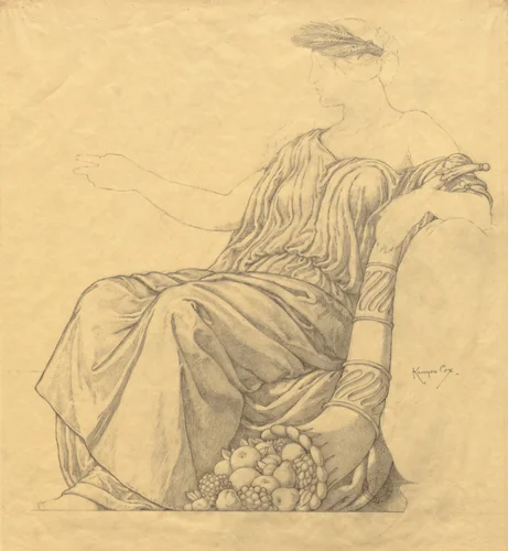Sketch by Kenyon Cox, drawing, 1912