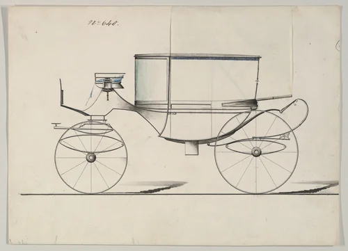 Clarece Landau #640 by Brewster & Co., drawing, 1850-1870