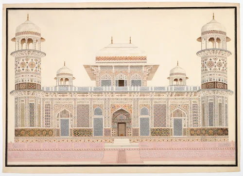 I'timad-ud-Daula's Tomb at Agra by India Agra, painting, 1815-1825