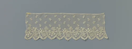 Strook naaldkant met zigzagschulpen by anonymous, other, 1810