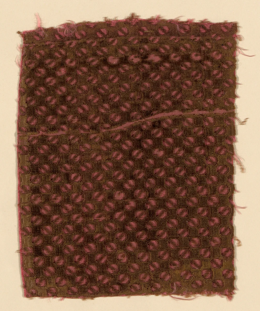 Fragment by Italy, textile, 1775-1800