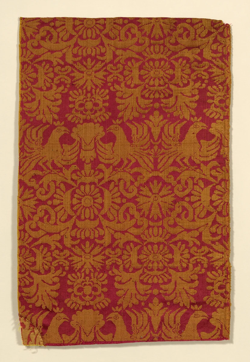 Fragment by Italy or Spain, textile, 1601-1700