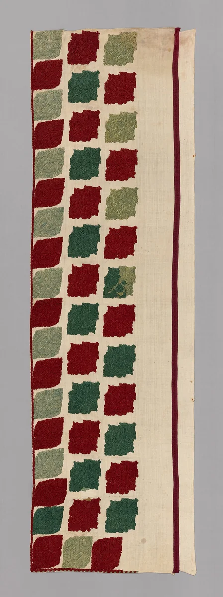 Valance (For a Bed) by Rhodes, textile, 1601-1800