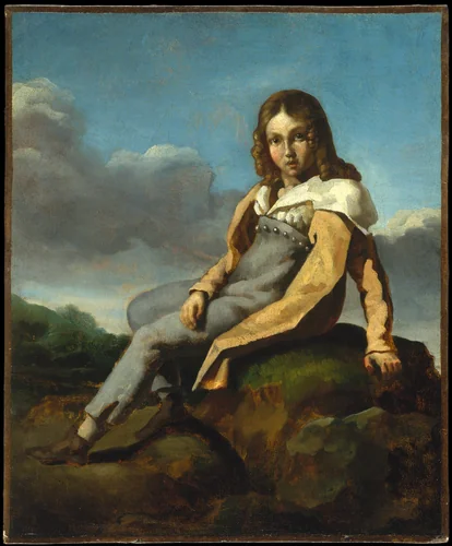 Alfred Dedreux (1810–1860) as a Child by Théodore Gericault, painting, 1819-1820
