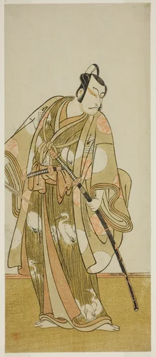 The Actor Ichikawa Danjuro V in an Unidentified Role by Katsukawa Shunsho (勝川 春章), print, 1768-1778