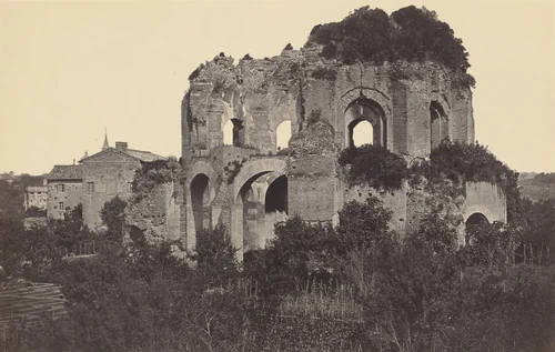 The Templum Minerva Medica and the Surrounding Area by Robert Macpherson, photograph, 1861