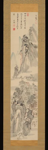 Autumn Landscape by Ike no Taiga (池大雅), painting, 1750-1758