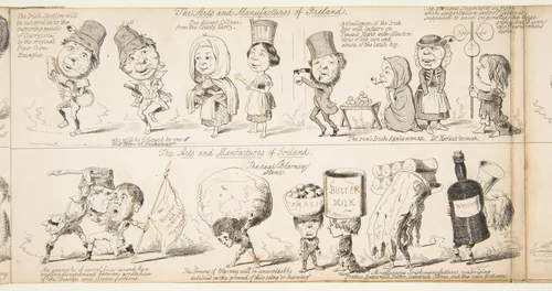 The Great Exhibition "Wot is to Be", Probable Results of The Industry of All Nations in The Year '51, Showing What is to be Exhibited, Who is To Exhibit, in Short How Its All Going to Be Done by George Augustus Sala, print, 1850