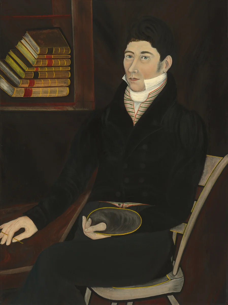 Possibly William Sheldon by Asahel Powers, painting, 1831
