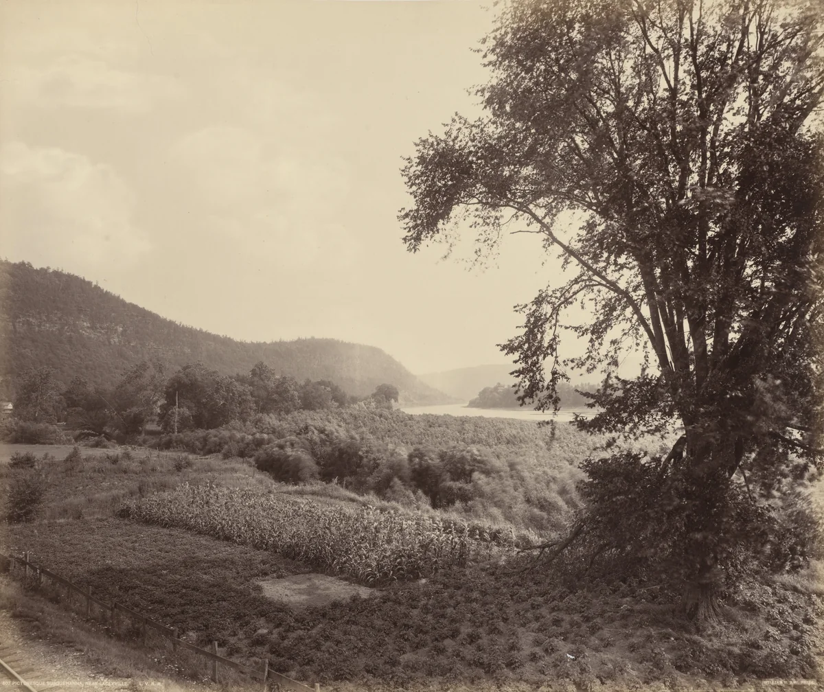 Picturesque Susquehanna, near Laceyville, L.V.R.R. by William H. Rau, photograph, 1898