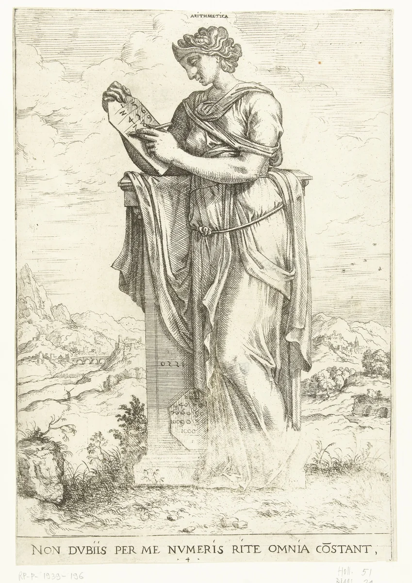 Arithmetica by Hieronymus Cock, print, 1550