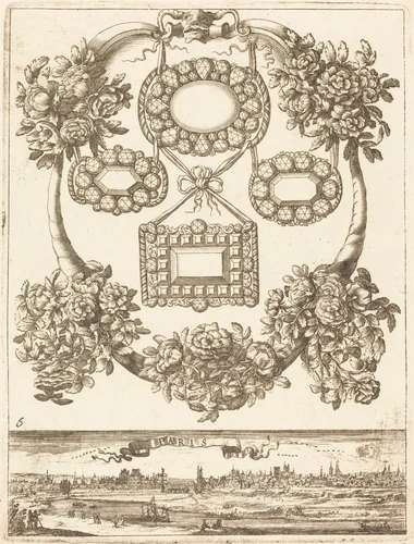 Paris by François Le Febvre, print, 1665