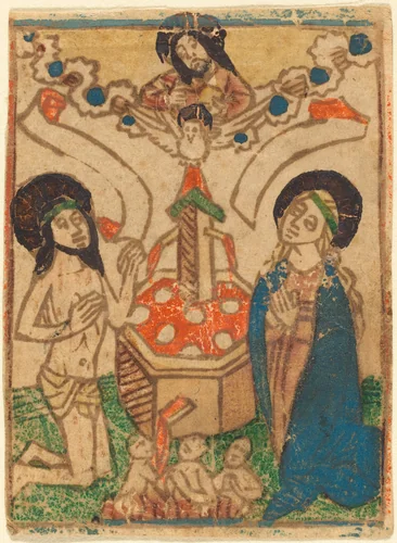 Allegory of the Eucharist by German 15th Century, print, 1470-1490