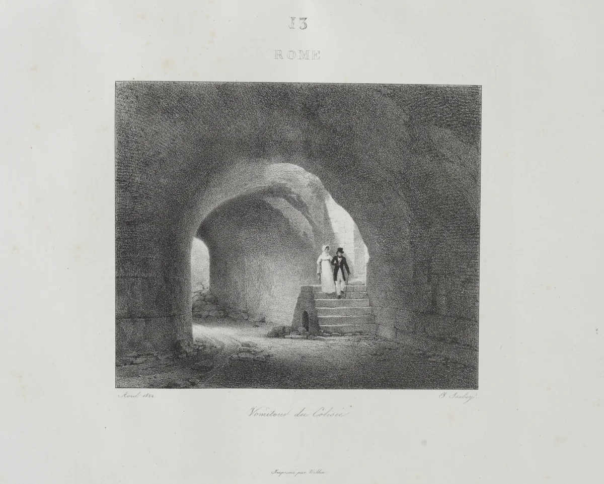 Voyage en Italie en 1822 by Jean Baptiste Isabey, book, 1833