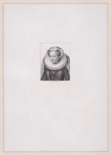 Mary, Queen of Scots by Jean-Mathias Fontaine, print, 1800-1850