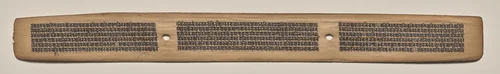 Text, Folio 107 (recto), from a Manuscript of the Perfection of Wisdom in Eight Thousand Lines (Ashtasahasrika Prajnaparamita-sutra) by Unknown, painting, 1119