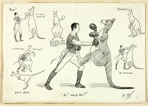 Ah! Would You? by Philipp William May, drawing, 1892