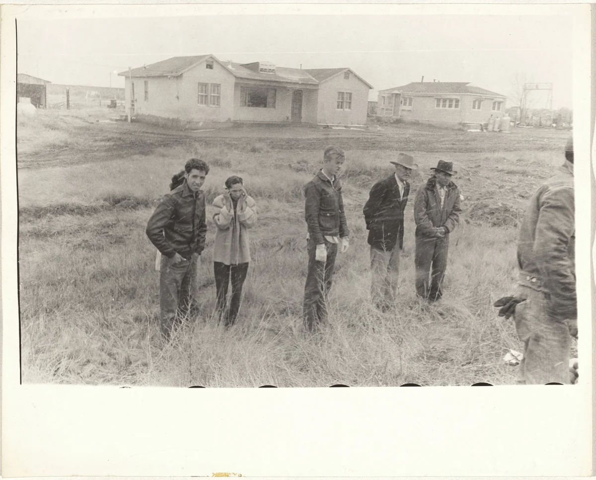 Car accident—U.S. 66 between Winslow and Flagstaff, Arizona by Robert Frank, photograph, 1955