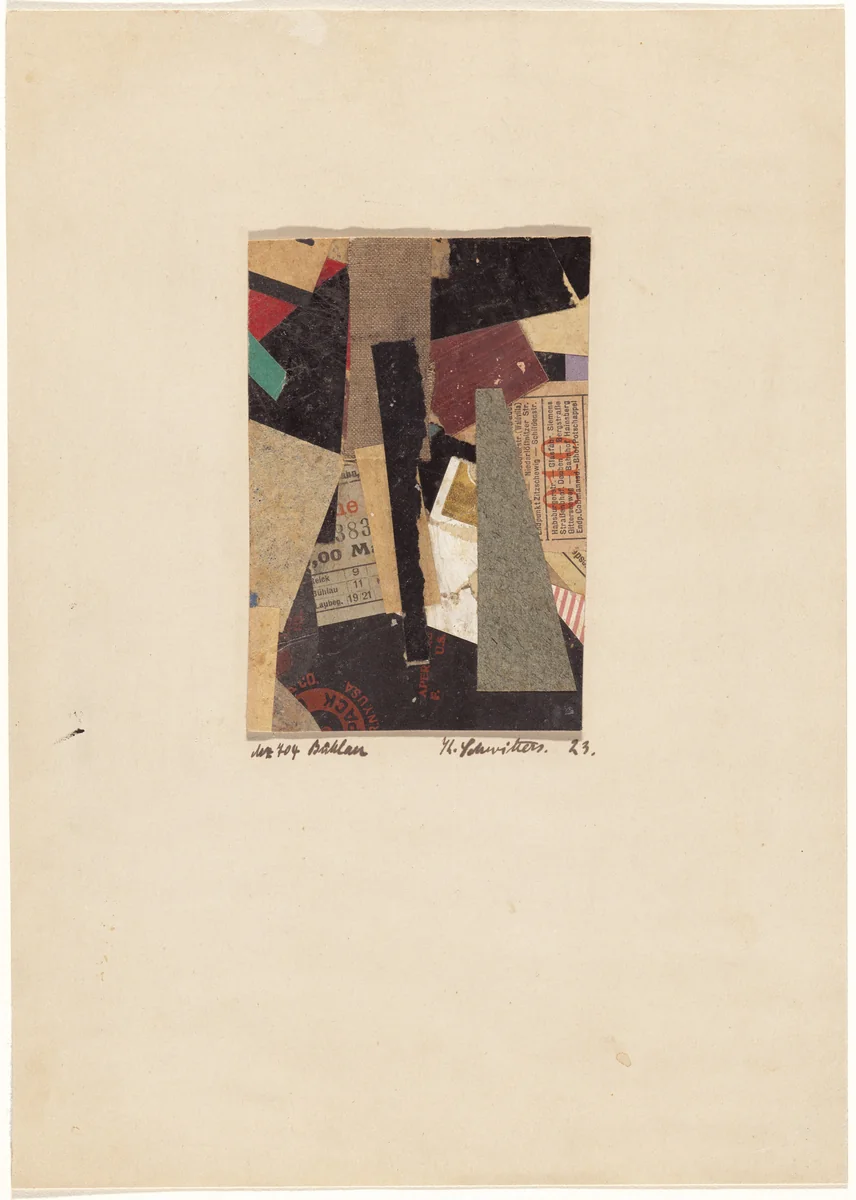Mz 704. Bühlau by Kurt Schwitters, drawing, 1923
