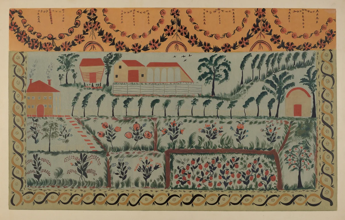 Over Mantel Picture by John Collins, index of american design, 1939