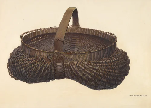 Market Basket by D.J. Grant, index of american design, 1940