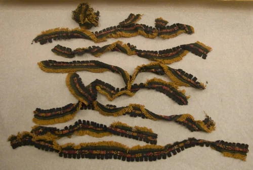 Fragments by Nazca Peru, textile, -100-200